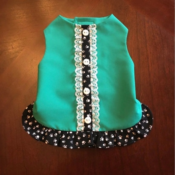 Handmade Dog Dress - Size Small - Picture 4 of 6